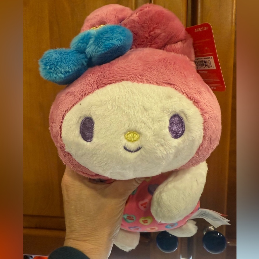 Hello Kitty and Friends Melody Valentine’s Sweetheart’s Plush Stuffed Animal